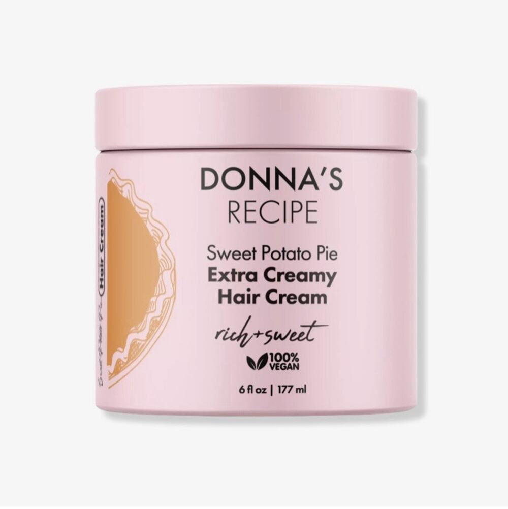 Donna's Recipe by Tabitha Brown Sweet Potato Pie Extra Creamy Hair Cream 6 oz